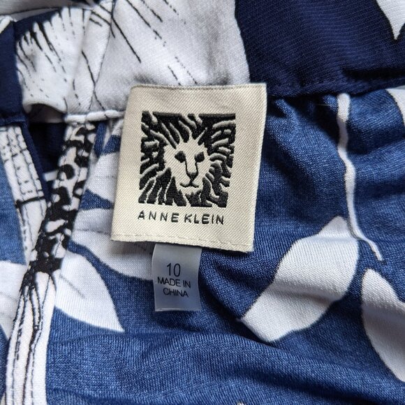 Sleeveless Floral Print Maxi Dress by Anne Klein- Size 10 - Picture 6 of 7